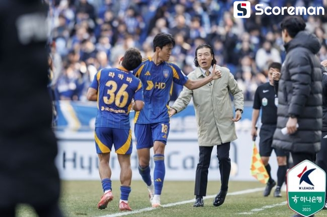 울산HD, 제주SK에 2-0 완승...허율 '멀티골'